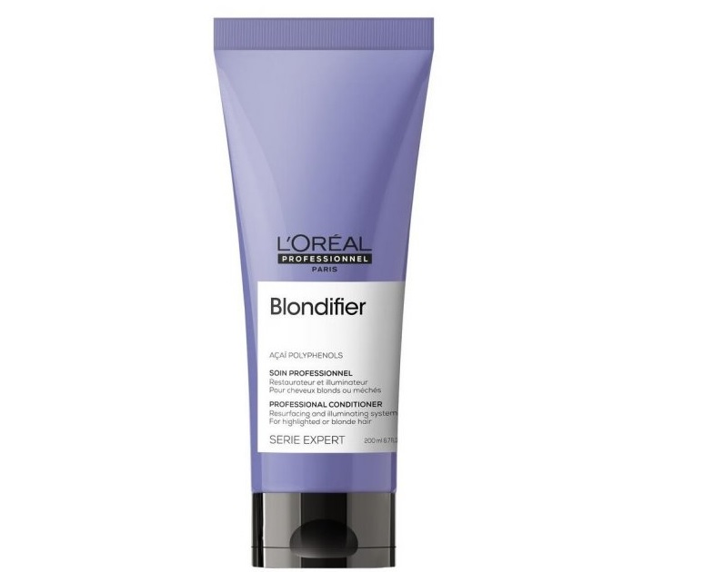 Восстанавливающий кондиционер-сияние для волос окрашенных в оттенки блонд LOreal Professionnel Blondifier Serie Expert Conditioner